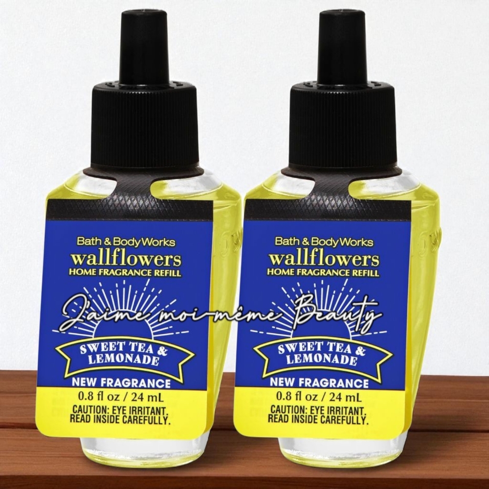 Bath & Body Works Sweet Tea & Lemonade Wallflower Refills *set of 2*